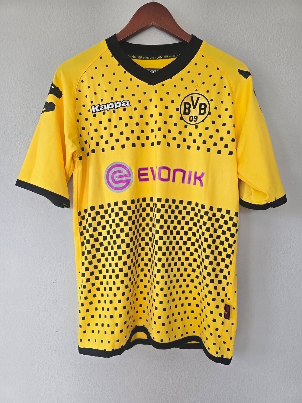 Kappa Borussia Dortmund BVB Home Jersey 2010-11 Evonik Men S Blockcore Germany